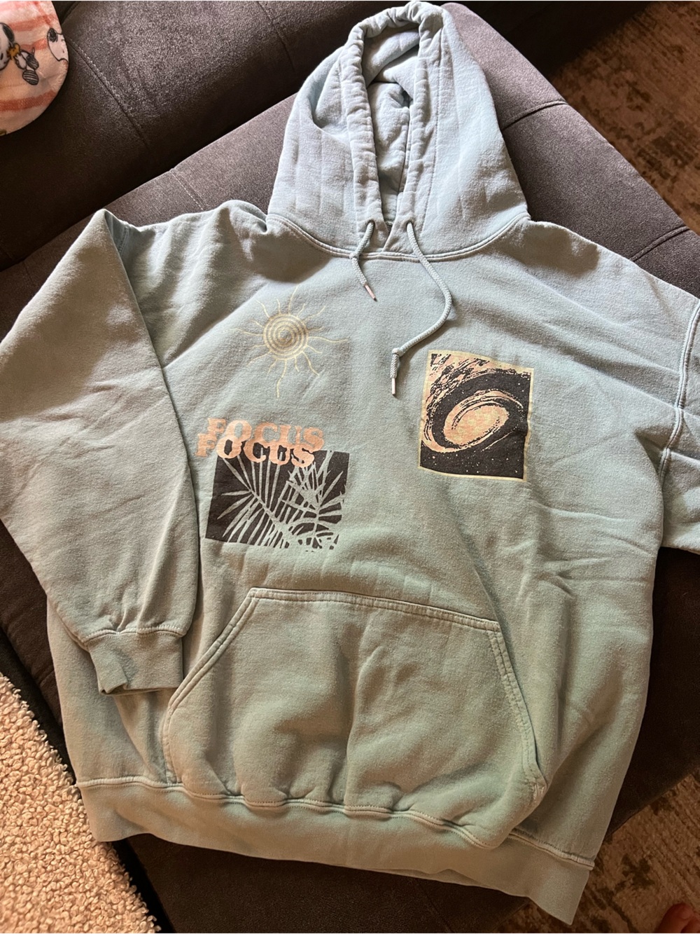 Urban Outfitters Vintage Focus Graphic Pullover Hoodie